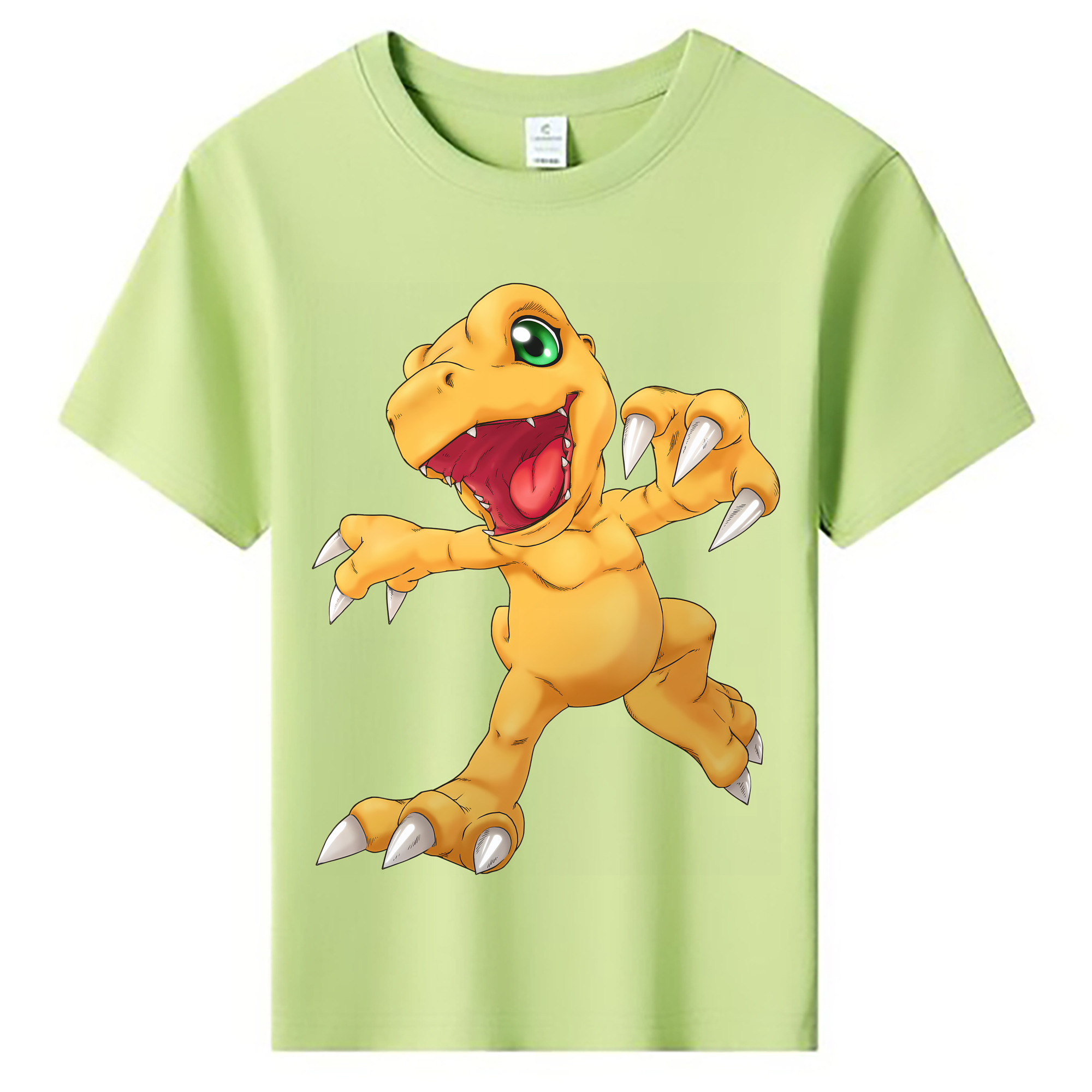 （画像用） Digimon デジタルモンスター/デジモン 綿100％キッズTシャツ（フロントプリント）